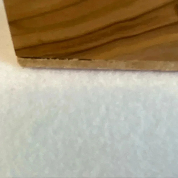 Small Hand Crafted Wood Trinket Box Cross Stitch Hinged Lid 3.5 x 4.5 Flowers - Picture 9 of 12